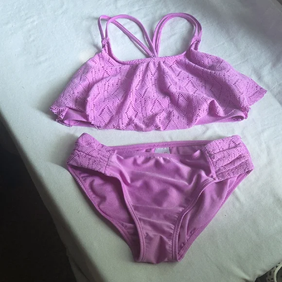 Cat & Jack Lavender Bikini Set - Picture 1 of 4